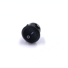 New and Hot Sale JEC JS-636-2A-Q-BB-3K ROUND Mini Rocker Switch 2pin Black Switch